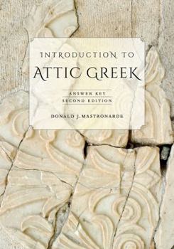 Paperback Introduction to Attic Greek: Answer Key Book