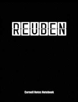 Cornell Notes Notebook: Cornell Note Paper Notebook. Blank Books for College Students. Large College Ruled Medium Lined Journal Note Taking System for School and University. Personalized Name: Reuben