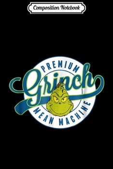 Paperback Composition Notebook: Grinch Mean Machine Journal/Notebook Blank Lined Ruled 6x9 100 Pages Book