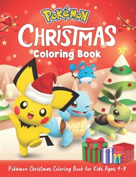 Paperback Pok?mon Christmas Coloring Book: For Stress Relief and Relaxation Book