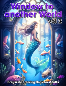 Window to Another World Vol 2: Stress-Relieving Adult Coloring Book | Escape into Mystical Lands