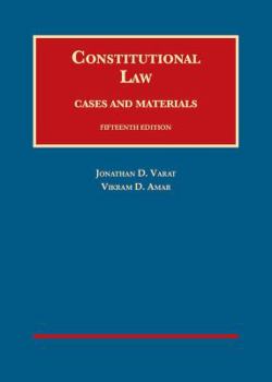 Hardcover Constitutional Law, Cases and Materials - CasebookPlus (University Casebook Series) Book