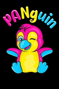 PANguin: Funny Pansexual, College Ruled Lined Paper, 120 pages, 6 x 9