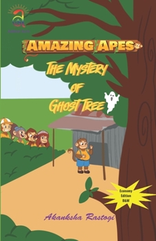 Paperback Amazing Apes- The Mystery of Ghost Tree (B & W) Book