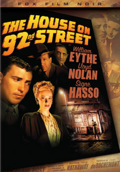 DVD The House On 92nd Street Book