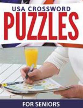 Paperback USA Crossword Puzzles For Seniors [Large Print] Book