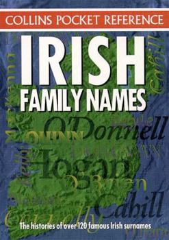 Paperback Irish Family Names (Collins Pocket Reference) Book