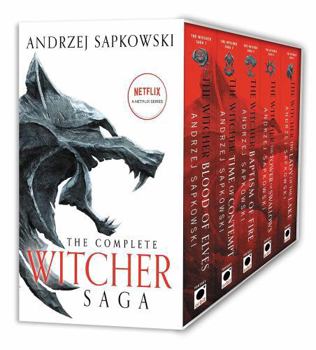 The Witcher Series 5-Book Box Set by Andrzej Sapkowski (Blood of Elves; The Time of Contempt; Baptism of Fire; The Tower of the Swallow; The Lady of the Lake)