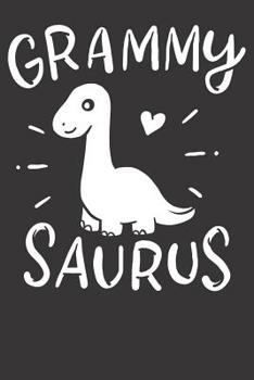 Notebook: College Ruled 6x9 120 Pages Grandmother Grammy Grandma Dinosaur Paleontologist Gift