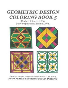 Paperback Geometric Design Coloring Book 5 Book