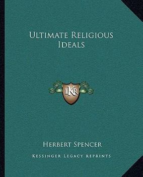Paperback Ultimate Religious Ideals Book