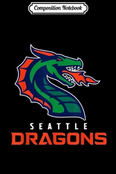Paperback Composition Notebook: Seattle Dragons Football Journal/Notebook Blank Lined Ruled 6x9 100 Pages Book