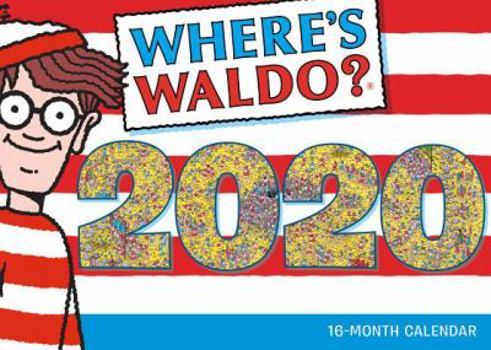 Calendar 2020 Where's Waldo 16-Month Wall Calendar: By Sellers Publishing Book