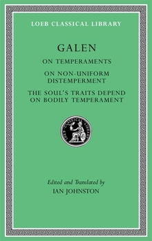 Hardcover On Temperaments. on Non-Uniform Distemperment. the Soul's Traits Depend on Bodily Temperament Book
