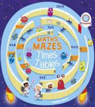 Paperback Maths Mazes: Times Tables Book