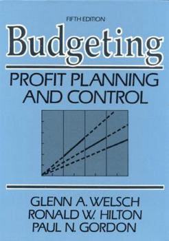 Paperback Budgeting: Profit Planning and Control Book