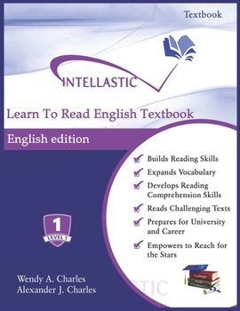 Paperback Learn To Read English Textbook: Color Edition Book