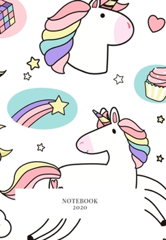Paperback Unicorn Notebook. or the Unicorn Fanatic Book