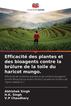 Paperback Efficacité des plantes et des bioagents contre la brûlure de la toile du haricot mungo. [French] Book