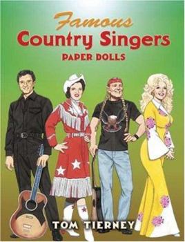 Paperback Famous Country Singers Paper Dolls Book