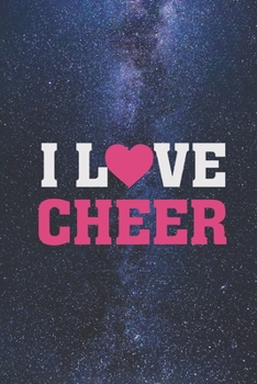 Paperback I Heart Love Cheer - Cheerleading Cheerleader Journal Book