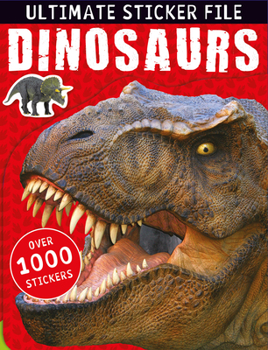 Paperback Ultimate Sticker File: Dinosaurs Book