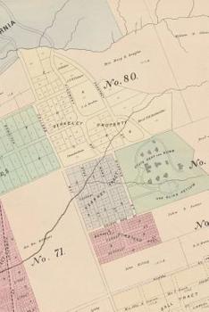 Paperback Berkeley Vintage Map Field Journal Notebook, 100 pages/50 sheets, 4x6 Book