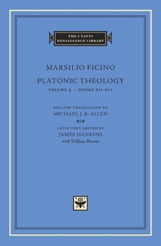 Hardcover Platonic Theology: Books XII-XIV [Latin] Book