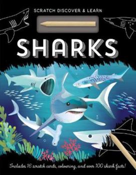 Hardcover Sharks (Scratch, Discover & Learn) Book