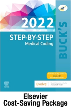 Paperback 2022 Step by Step Medical Coding Textbook, 2022 Workbook for Step by Step Medical Coding Textbook, Buck's 2022 ICD-10-CM Physician Edition, 2022 HCPCS Book