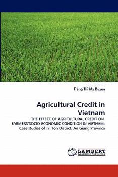 Paperback Agricultural Credit in Vietnam Book