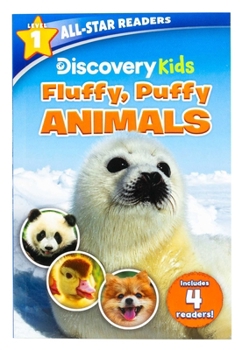 Paperback Discovery Kids All-Star Reader: Fluffy, Puffy Animals! Level 1 Book