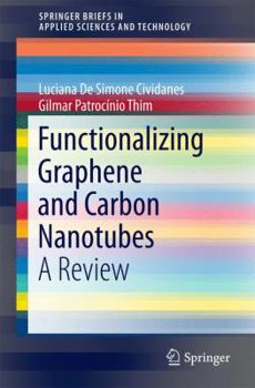 Paperback Functionalizing Graphene and Carbon Nanotubes: A Review Book