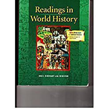 Paperback Holt World History: The Human Journey: Readings in World History Full Survey Book