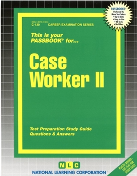 Spiral-bound Caseworker II: Passbooks Study Guide Book