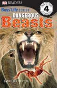 Paperback Boys' Life Dangerous Beasts (Dk Readers, Level 4) Book