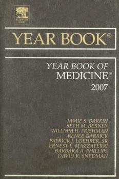 Hardcover Year Book of Medicine: Volume 2007 Book