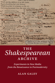Paperback The Shakespearean Archive Book