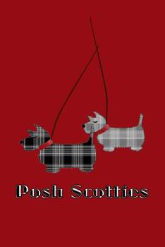 Paperback Posh Scotties in Tartan Journal: Scottish Terrier owners or lovers will appreciate this posh notebook that is the perfect organizer due to Subject and Book