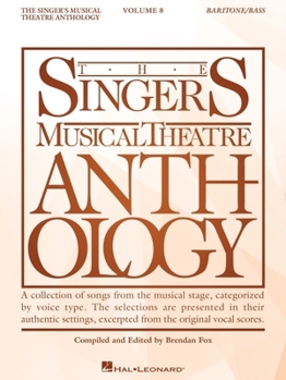 Paperback The Singer's Musical Theatre Anthology Volume 8: Baritone Book