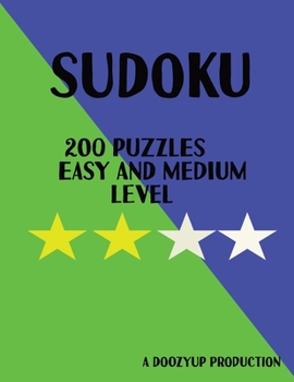 Paperback 200 Sudoku puzzles easy and medium level Book
