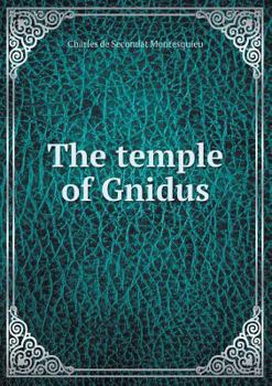 Paperback The temple of Gnidus Book