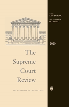 Hardcover The Supreme Court Review, 2020 Book