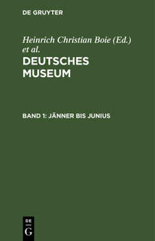 Hardcover Jänner Bis Junius [German] Book