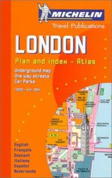 Paperback Michelin London: Plan and Index-Atlas Book