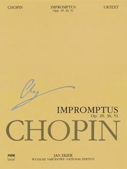 Paperback Impromptus Op. 29, 36, 51: Chopin National Edition Book