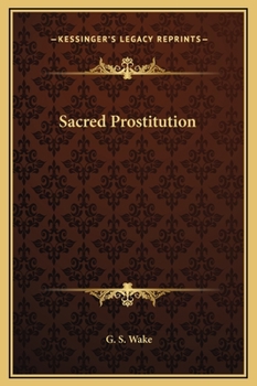 Hardcover Sacred Prostitution Book