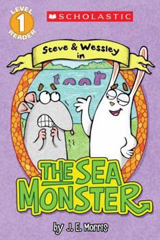 Paperback Scholastic Reader Level 1: The Sea Monster: A Steve and Wessley Reader Book