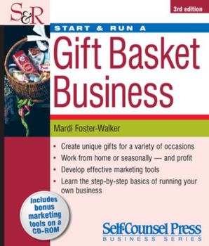 Paperback Start & Run a Gift Basket Business [With CD-ROM] Book