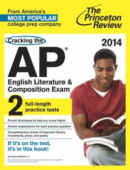 Paperback Cracking the AP English Literature & Composition Exam, 2014 Edition Book